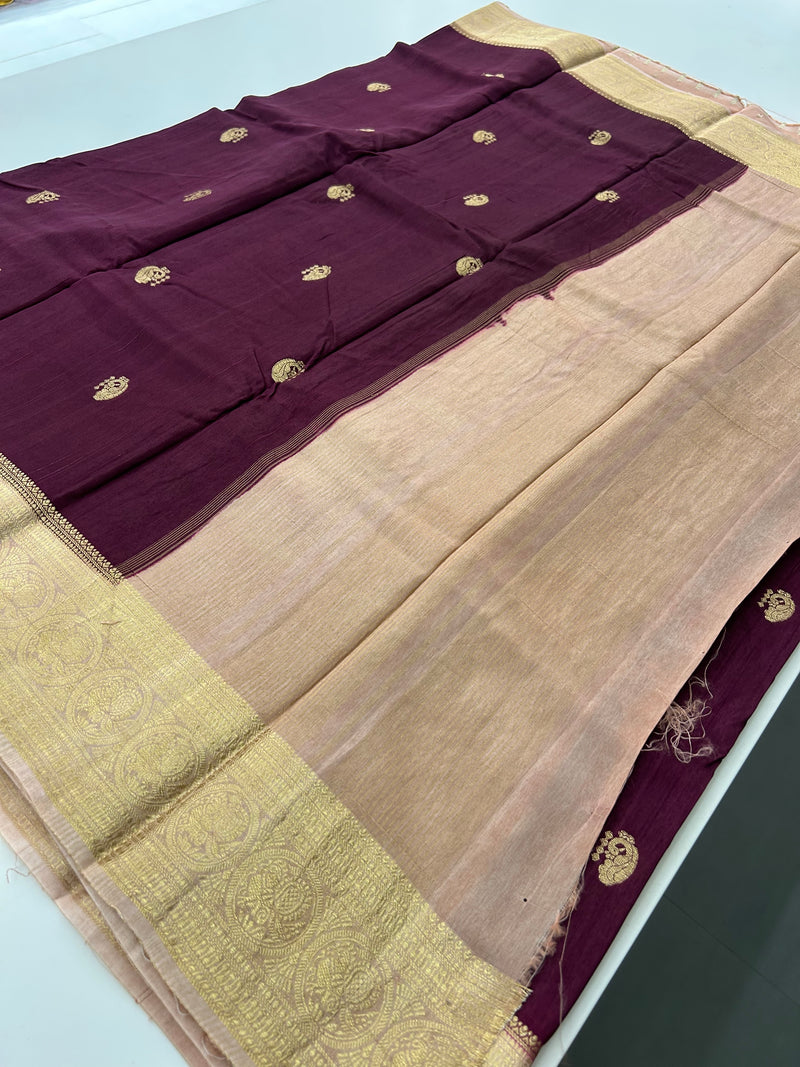 Premium Tussar Fancy Saree-J9