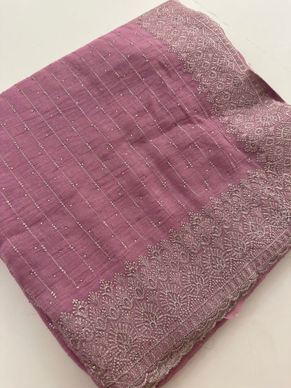 Fancy Designer work saree- M26