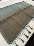 Premium Jute Tussar Fancy Saree-J9