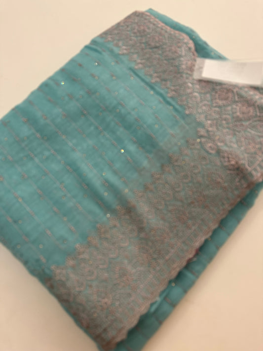 Fancy Designer work saree- M26