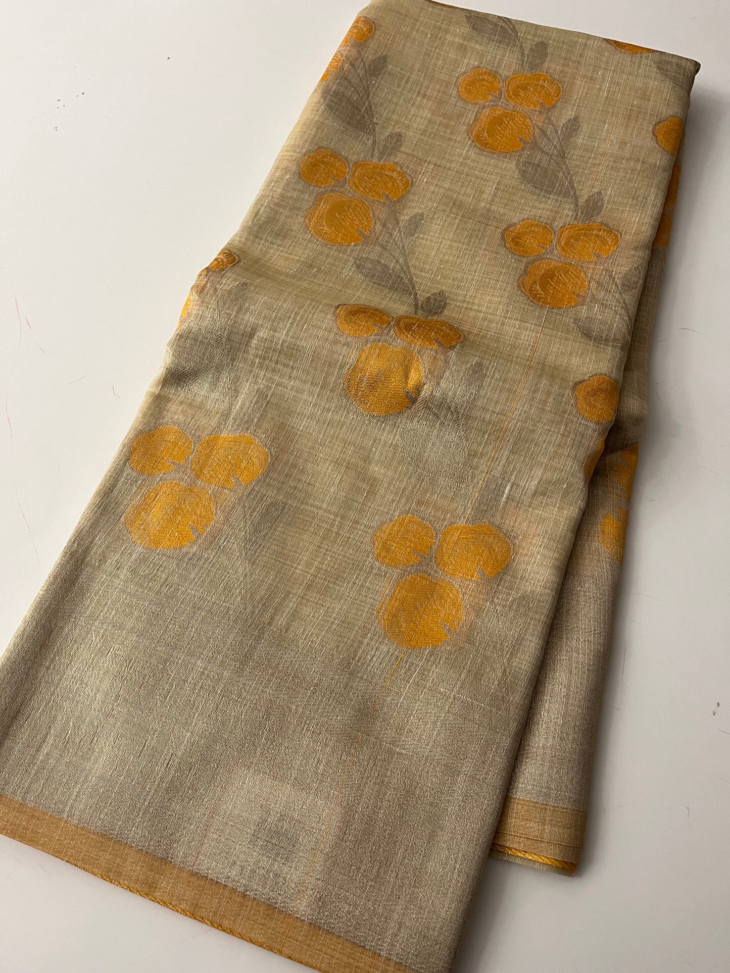 199 SOFT TUSSAR COTTON FLORAL