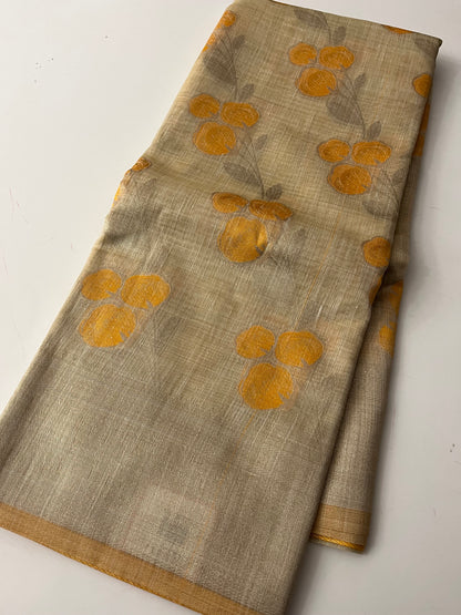 199 SOFT TUSSAR COTTON FLORAL