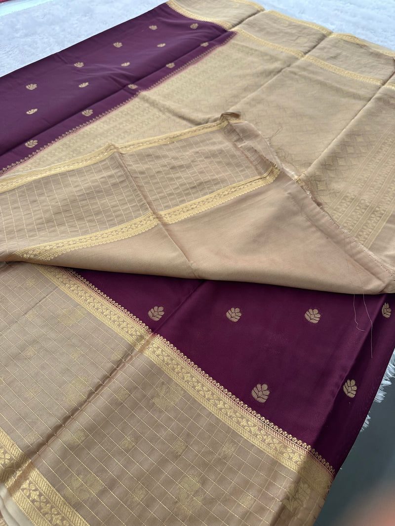 Crape Fancy Saree-JU3