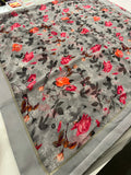 Premium floral printed Chiffons -AU4