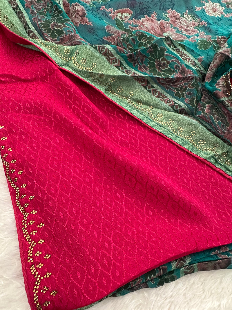 Brosso Fancy Saree New-JU10