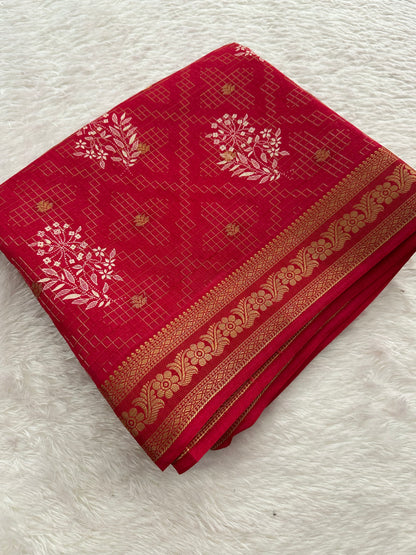 Tussar Chiffon-J6