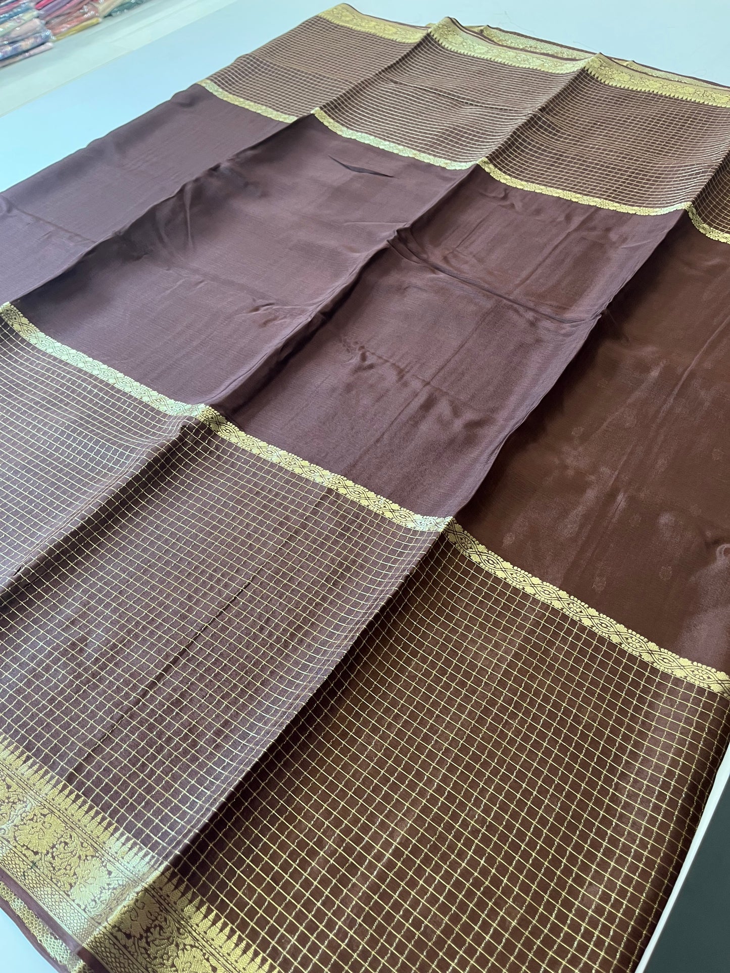 Banarasi Crape Checks