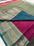 Semi Kanchi Silk Saree-JU7