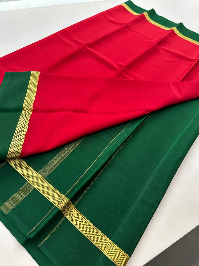 Pure Mysore Crape Silk Saree