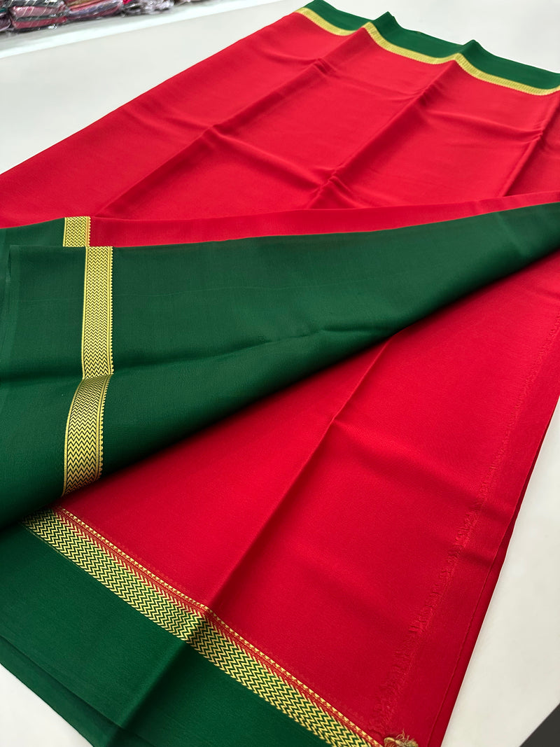 Pure Mysore Crape Silk Saree