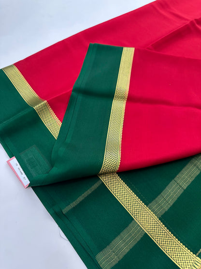 Pure Mysore Crape Silk Saree