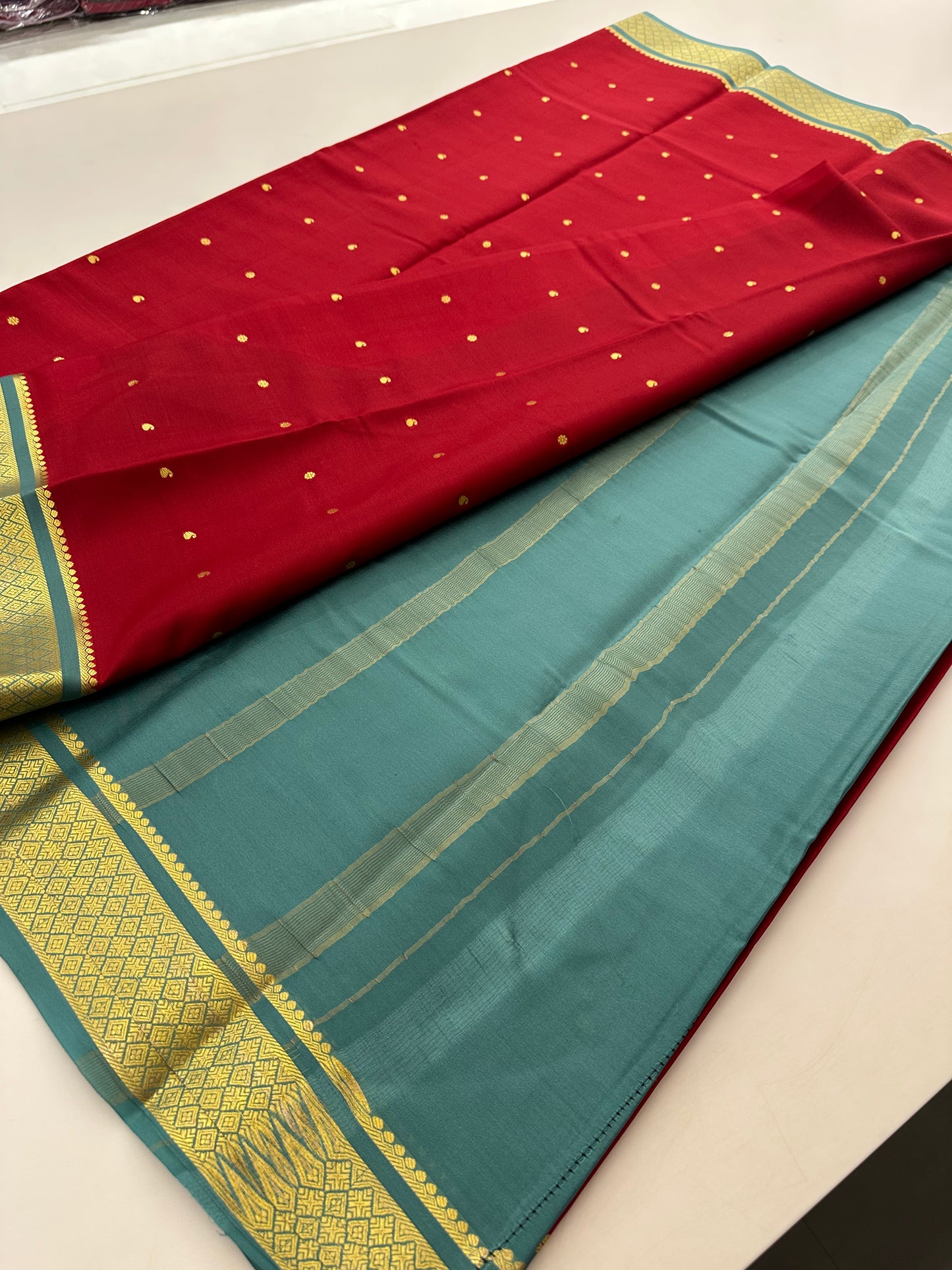 Pure Mysore Crape Silk Saree
