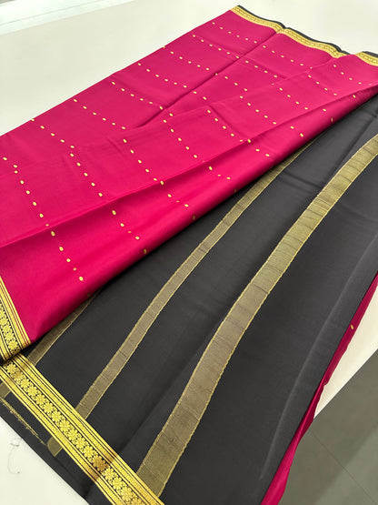 Pure Mysore Crape Silk Saree