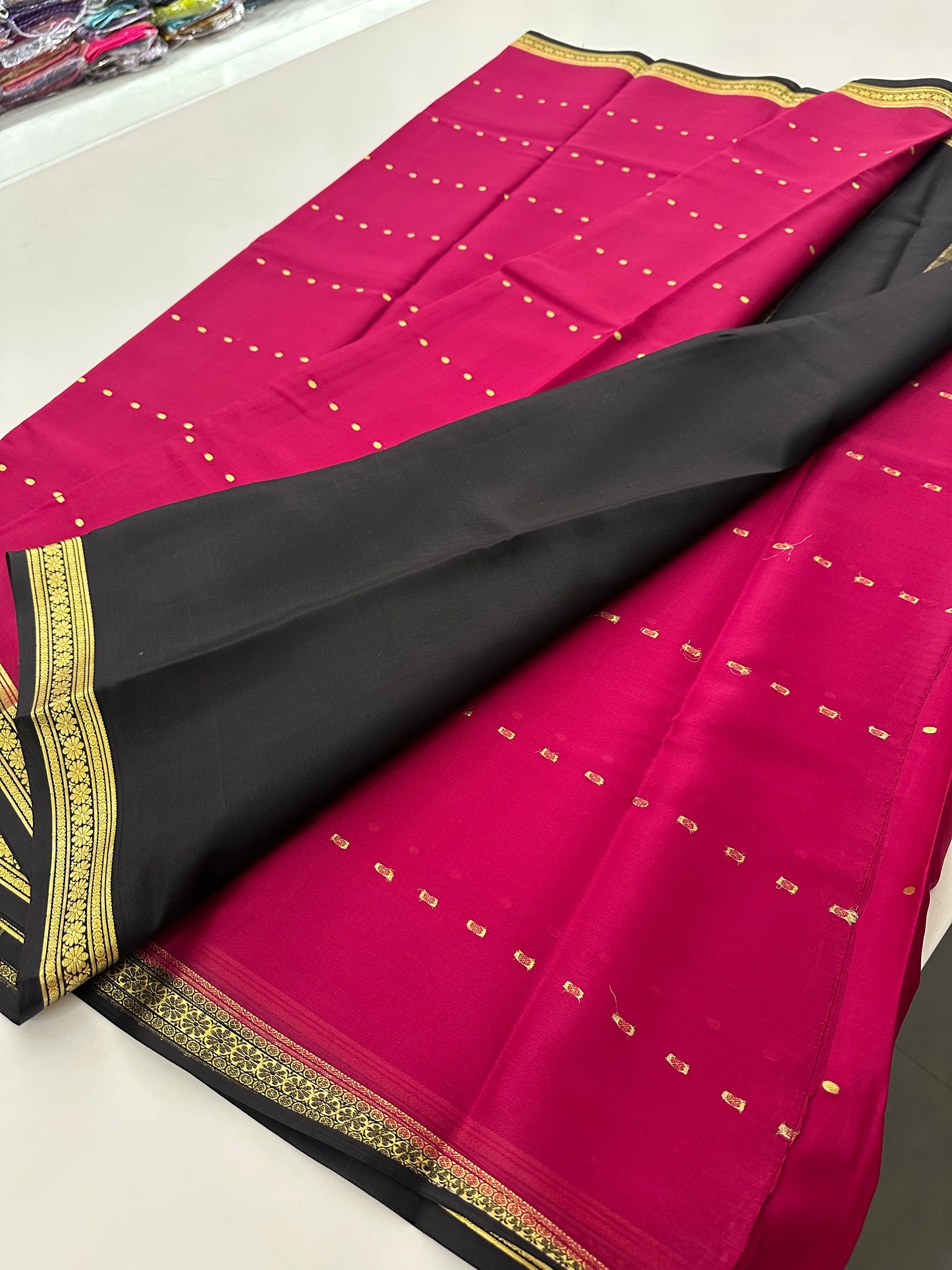 Pure Mysore Crape Silk Saree