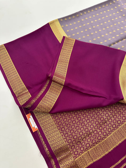 Pure Mysore Crape Silk Saree