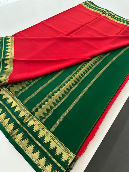 Pure Mysore Crape Silk Saree