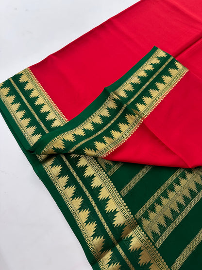 Pure Mysore Crape Silk Saree