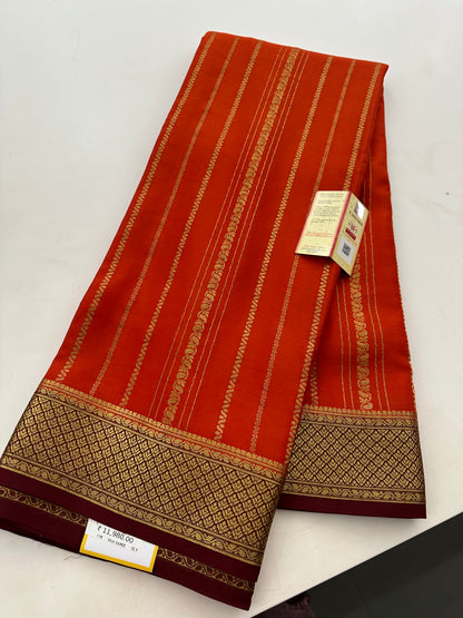 Pure Mysore Crape Silk Saree