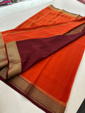 Pure Mysore Crape Silk Saree