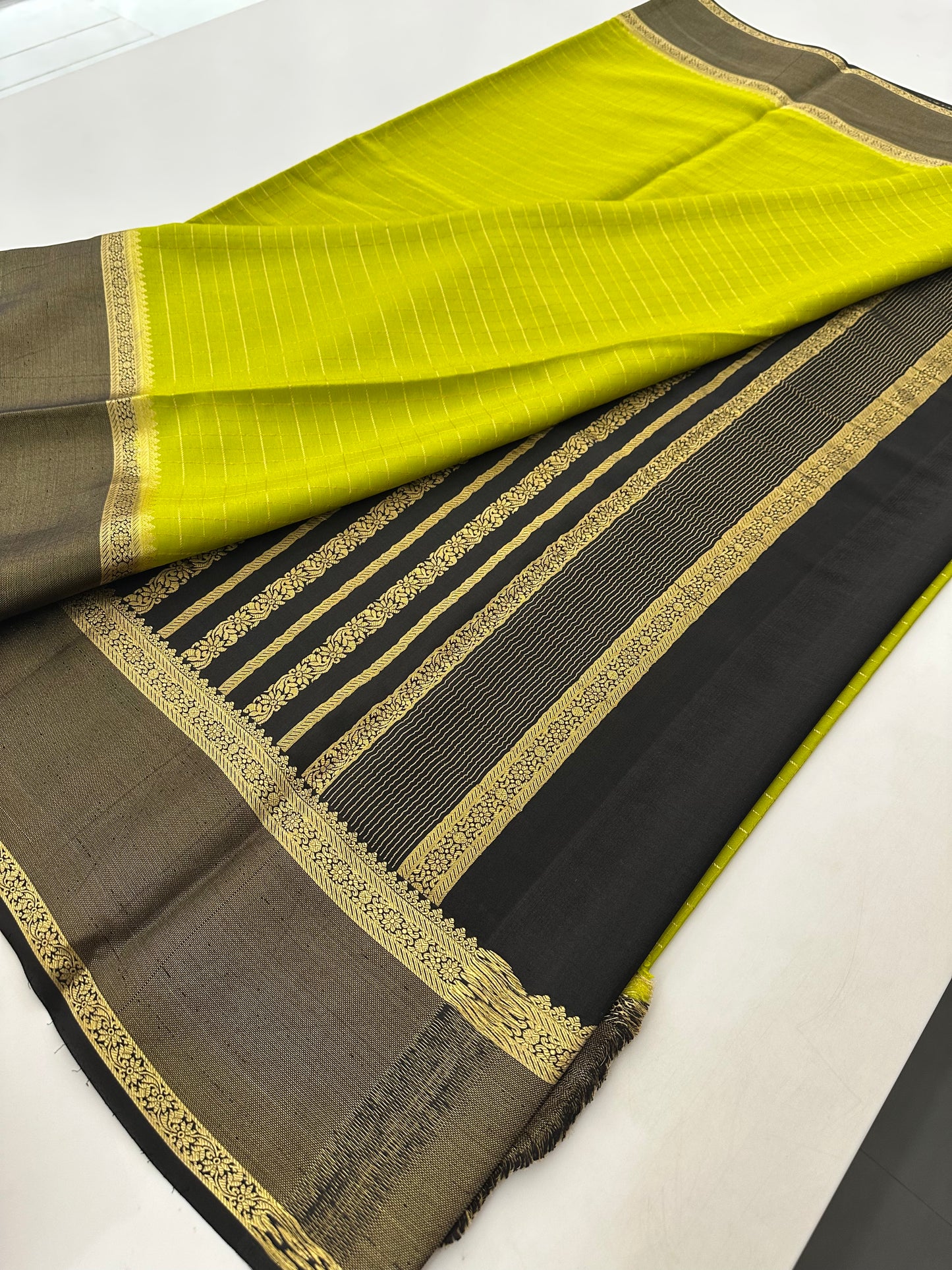 Pure Mysore Crape Silk Saree
