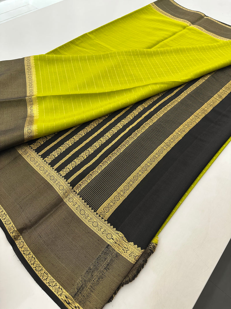Pure Mysore Crape Silk Saree