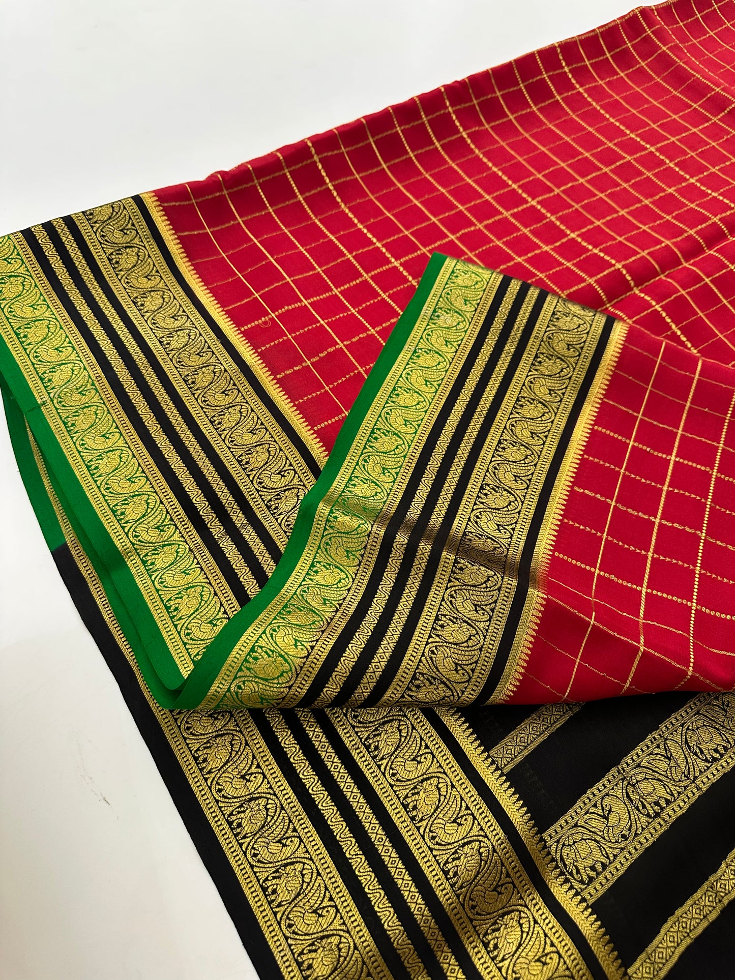 Pure Mysore Crape Silk Saree