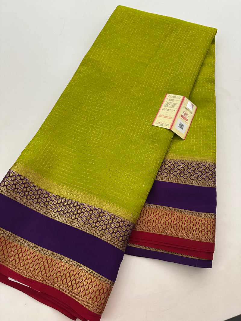 Pure Mysore Crape Silk Saree