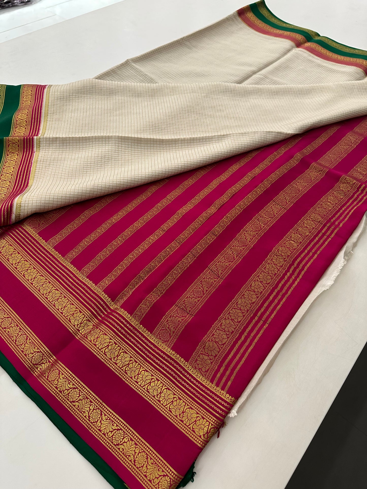 Pure Mysore Crape Silk Saree