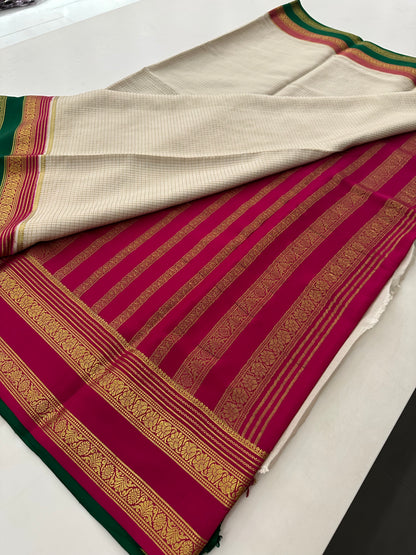 Pure Mysore Crape Silk Saree