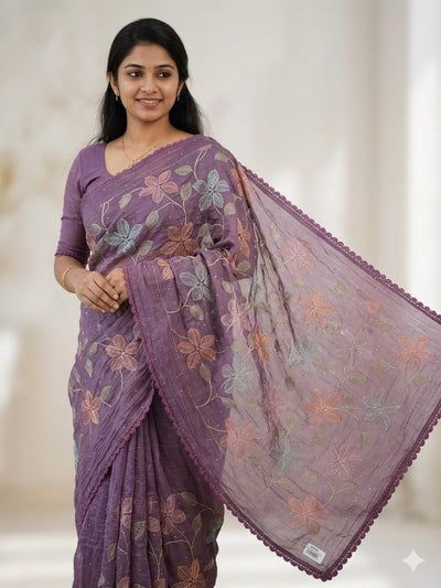 Soft Organza Saree-F4