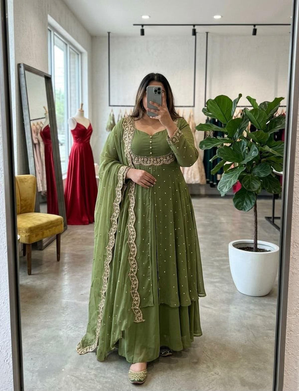 Dresses- Beautiful Skirt and Cape Pcs