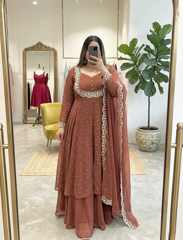 Dresses- Beautiful Skirt and Cape Pcs