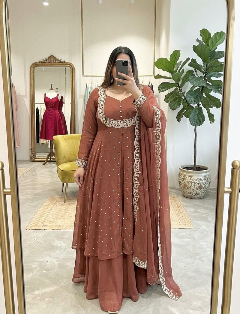 Dresses- Beautiful Skirt and Cape Pcs