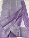 SAMITA - Lavender Silver Butta Soft Silk Designer Saree