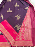Purple into Pink Valkalam Silk Saree SALE