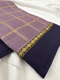 Pure Mix Silk Saree - Lavender x Purple - JU23
