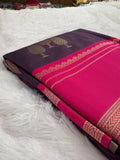 Purple into Pink Valkalam Silk Saree SALE