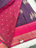 Purple into Pink Valkalam Silk Saree SALE
