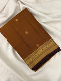 Pure Mix Silk Saree - Sand x Purple - JU23